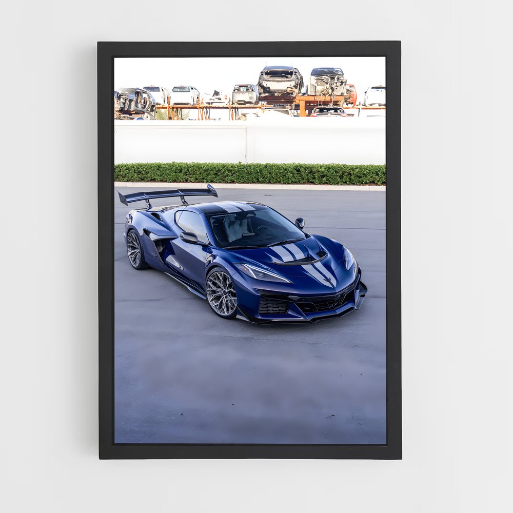 Poster Corvette Incarnée – affiche Chevrolet (vue 2)